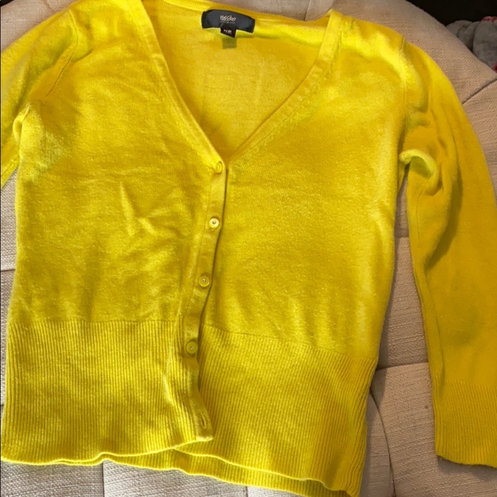 Yellow light cardigan - Picture 2 of 5